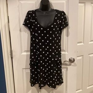 Small urban Outfitters black and white polka dot dress - NWT